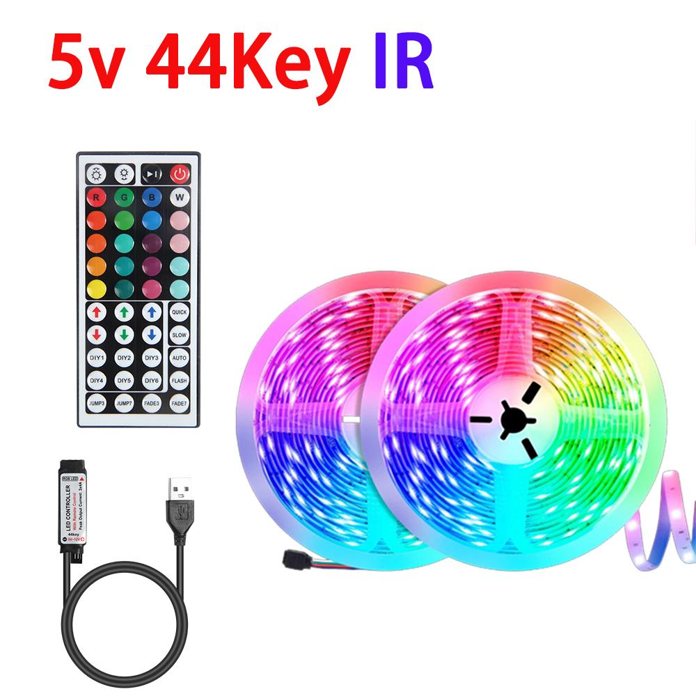 5M 10M 15M 20M 30M Led Strip Rgb 3535 5V Room Light Tv Backlight Led Magic Home Bluetooth Controller Luces Led Lighting Bar