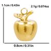 2pcs Fashion Apple Charms In Bulk Stereoscopic Fruit Pendants Stainless Steel Charms For Jewelry Making Supplies DIY Accessories