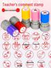 Ready-To-Use Reward Stamp for Teachers - Elementary Students 'Reviewed', 'Checked', 'Good', 'Passed' Comments