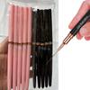 5/10pcs Pink/Black Nail Art Liner/Painting Brushes Ultra-thin Line Drawing Tool 4/8/12/20/25mm Professional Nail Liners Pen 2028