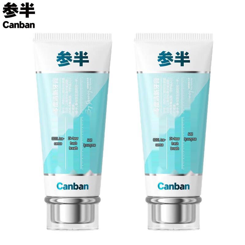 Canban Zero-Degree Ice-Cool Fresh Toothpaste (Twin Pack)