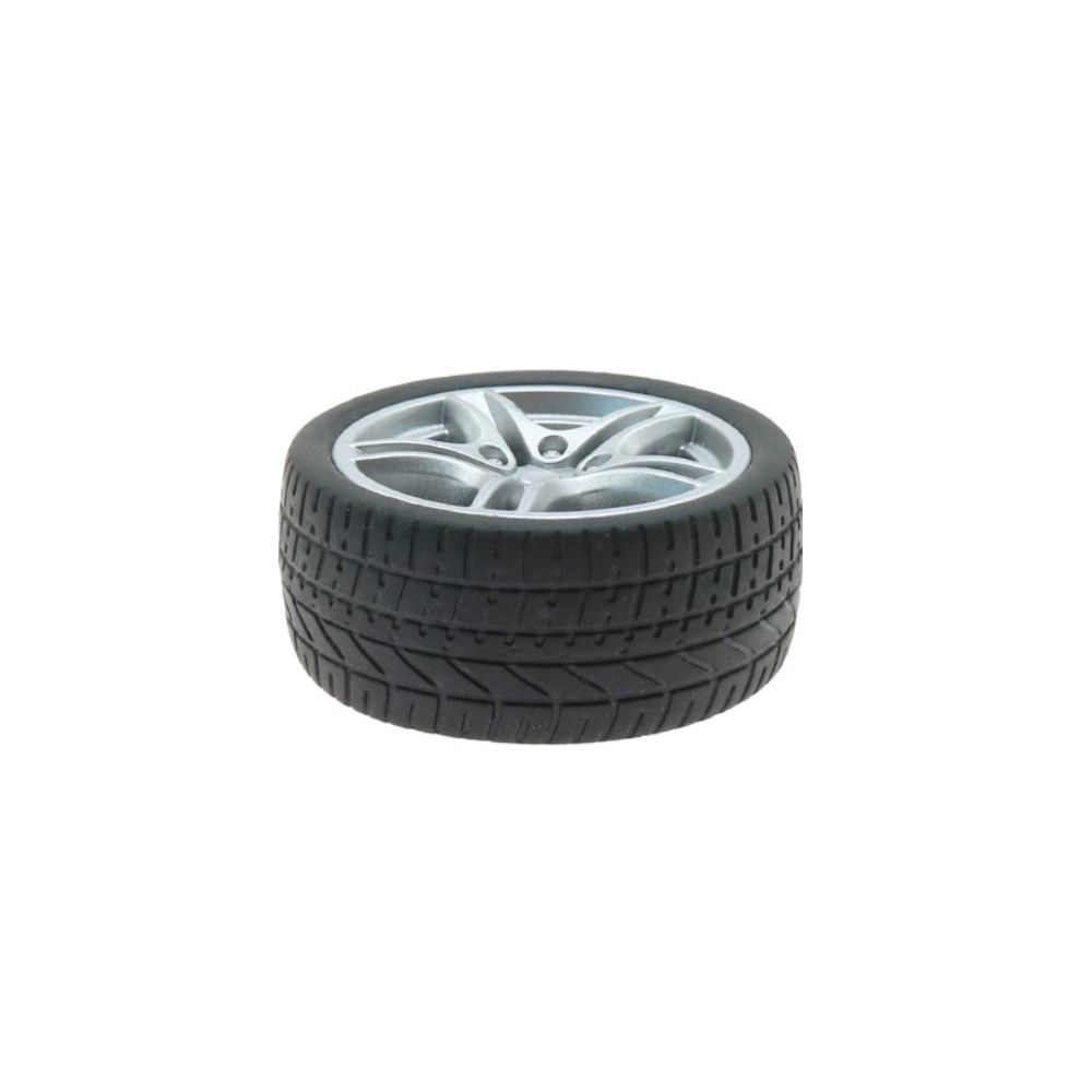 Removable Car Tire Model Rubber Toy Car Modified Parts Realistic Model Car Wheels  Toy Car