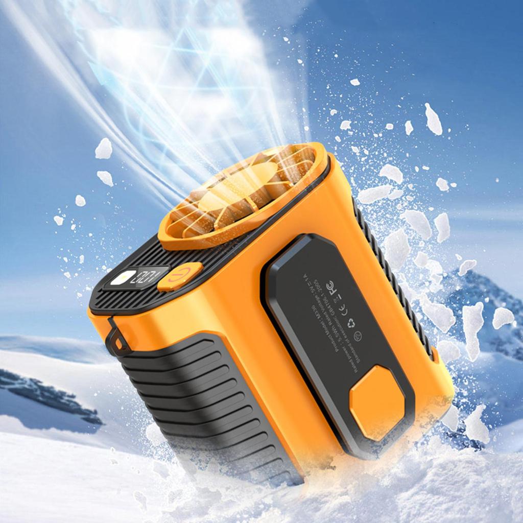Waist Clip Fan Handsfree Personal Body Fan for Fishing Cycling Climbing