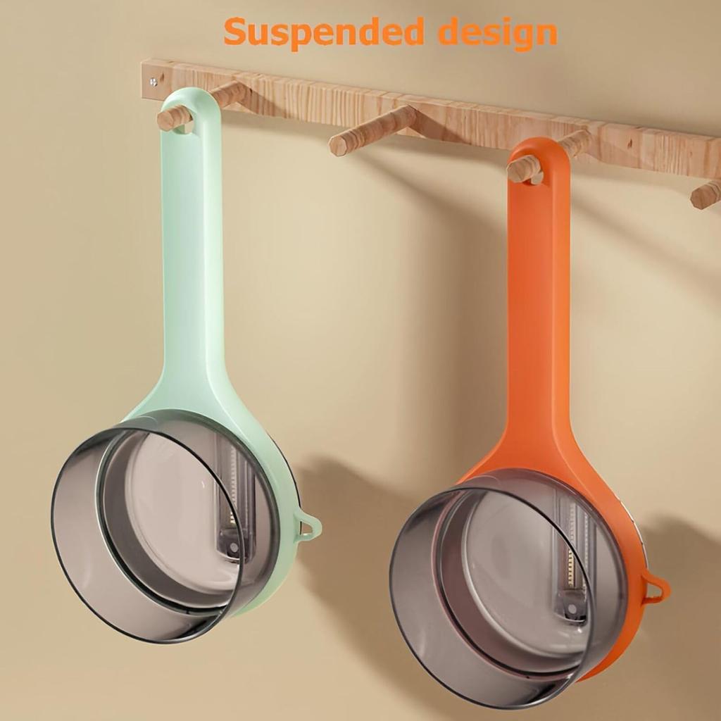 Double Sided Stainless Steel Peeler With Storage Box, Peeler With Storage Box