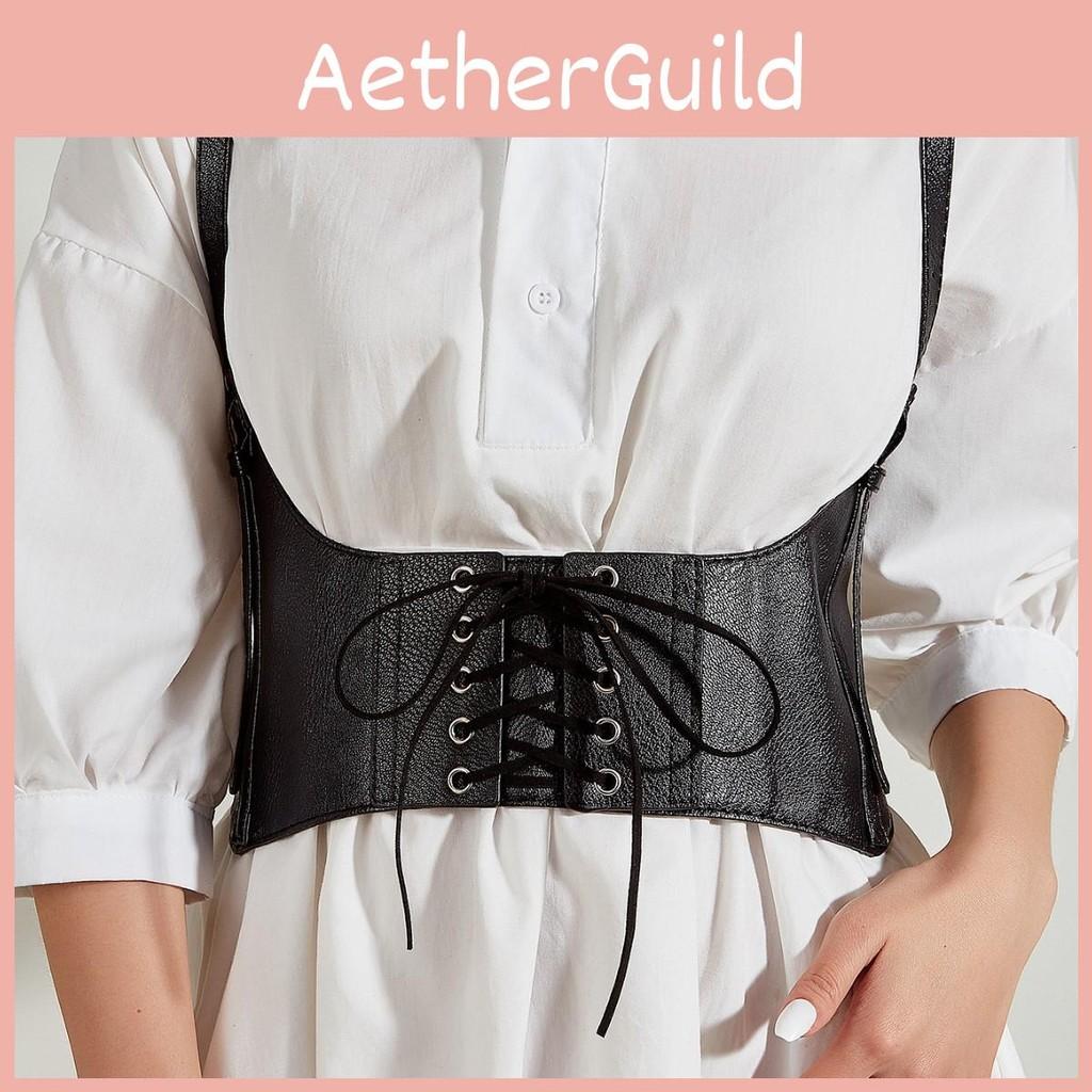Simple Color Solid Strap Design Women Casual Strap Waist Cover For Street Wear