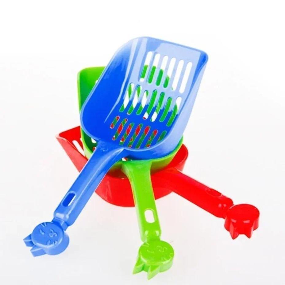 1 Pcs Cat Litter Shovel Plastic Pet Toilet Poop Artifact Garbage Pet Cleaning Tool Dog Shovel Pet Cleaning Tool Random Color