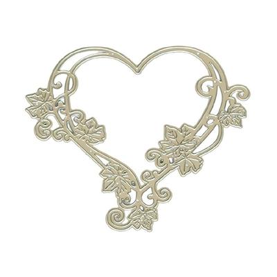 Love Flower Die Cut Metal Embossing Stencils Carbon Steel Cutting Dies for Card Making Scrapbooking Art Craft Project