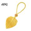 Rental Friendly Curtain Accessory Braided Leaf Tieback Boho Cotton Rope Holder Fringe