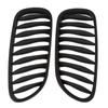 2 szt. przedni zderzak nerka grille maskownica wyścigowa błyszczące/matowe czarne dla BMW Z4 E85 E86 Coupe 2003-2008 51117117757 51117117758