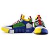 New LiNing Essence 2 ACE Way Of Wade Cushioned Slip Resistant Mid Top Vintage Basketball Shoes Women's Blue Green Yellow AGWN024-1