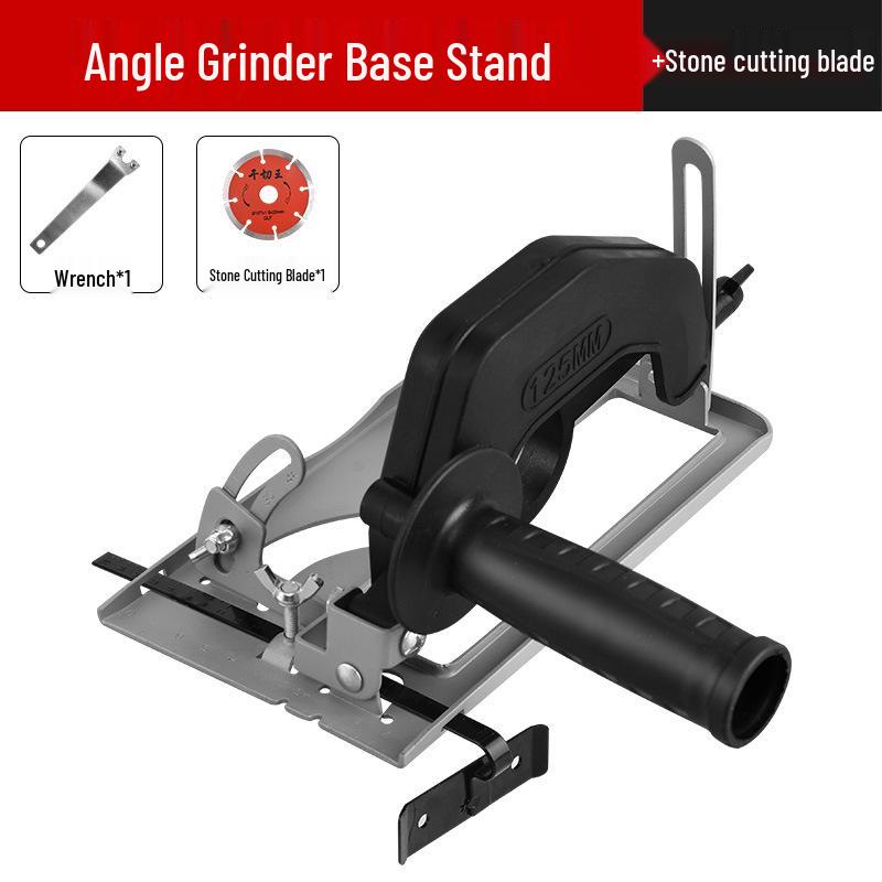 Electric Saw Slotting Base & Dust Cover for Angle Grinder Modification