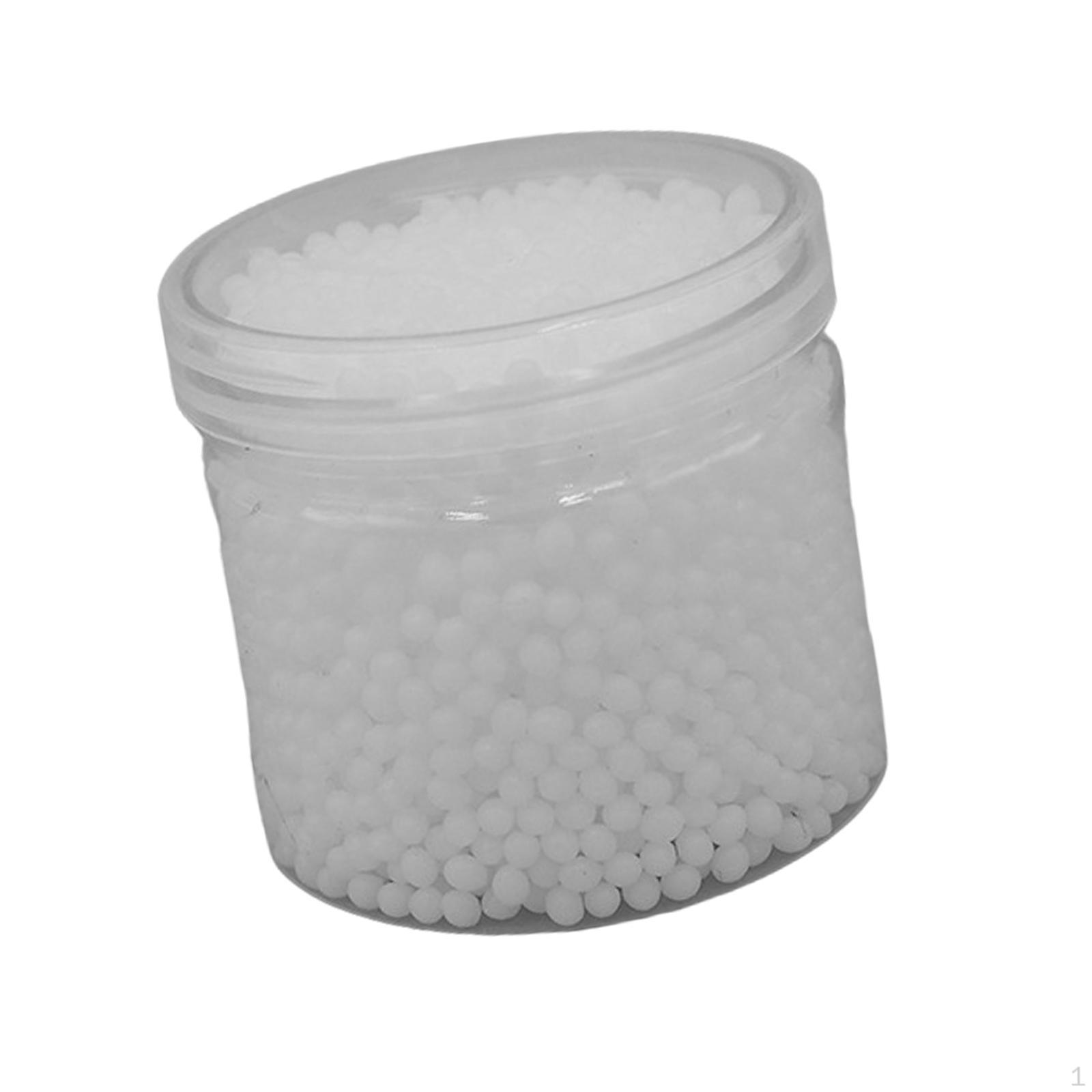 Легкие плавкие пластиковые гранулы для поделок и косплея White 100g