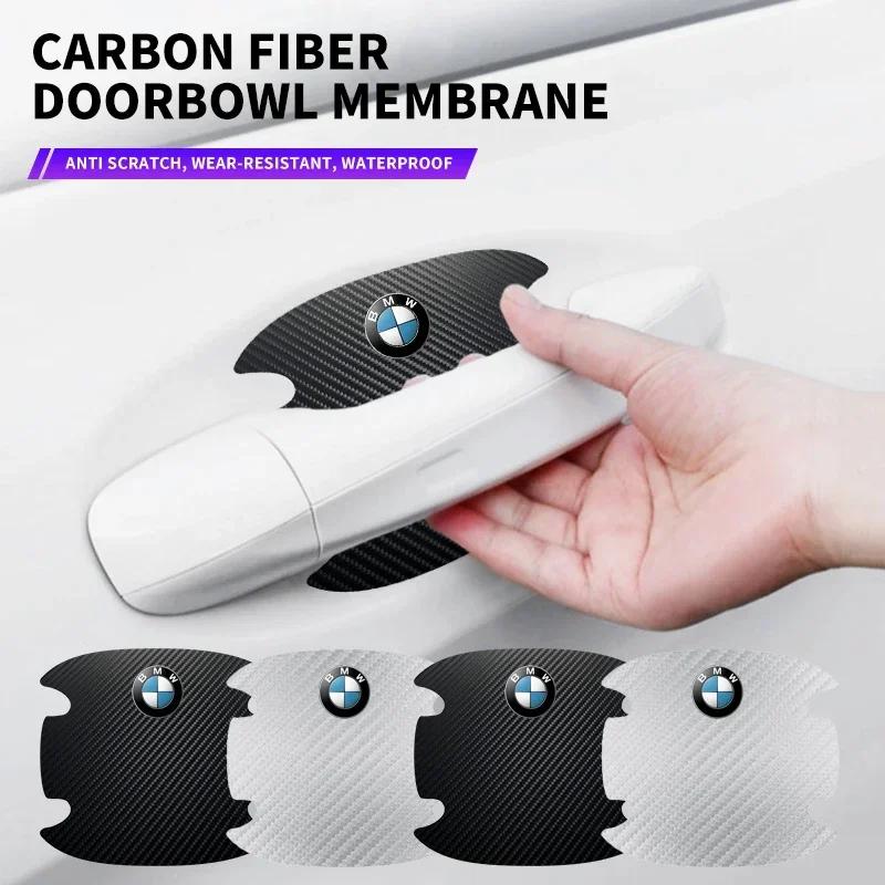 BAAR1 Car Sticker 2026 4pcs Car Door Bowl Scratch Protective Sticker For BMW 13 5 Series F20 F21 F22 E87 E88 E90 E60 G30 E84 F10 F30 M