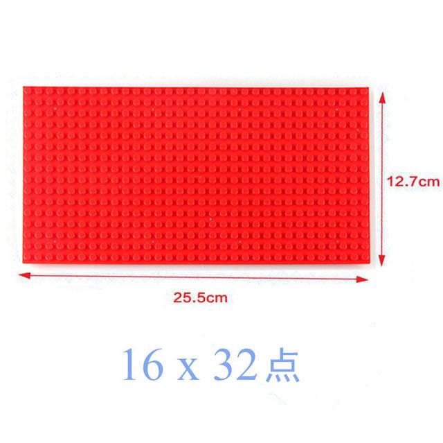 32 * 32 32 * 16 Hole Building Block Baseplate Small Particles 25 * 25 Cm Human Universal Splicing Building Block Base Accessories