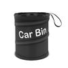 1pcs Black Foldable Leakproof Durable Oxford Cloth Easy Hanging Design Car Trash Can Suitable for Camping Picnic and Office Use