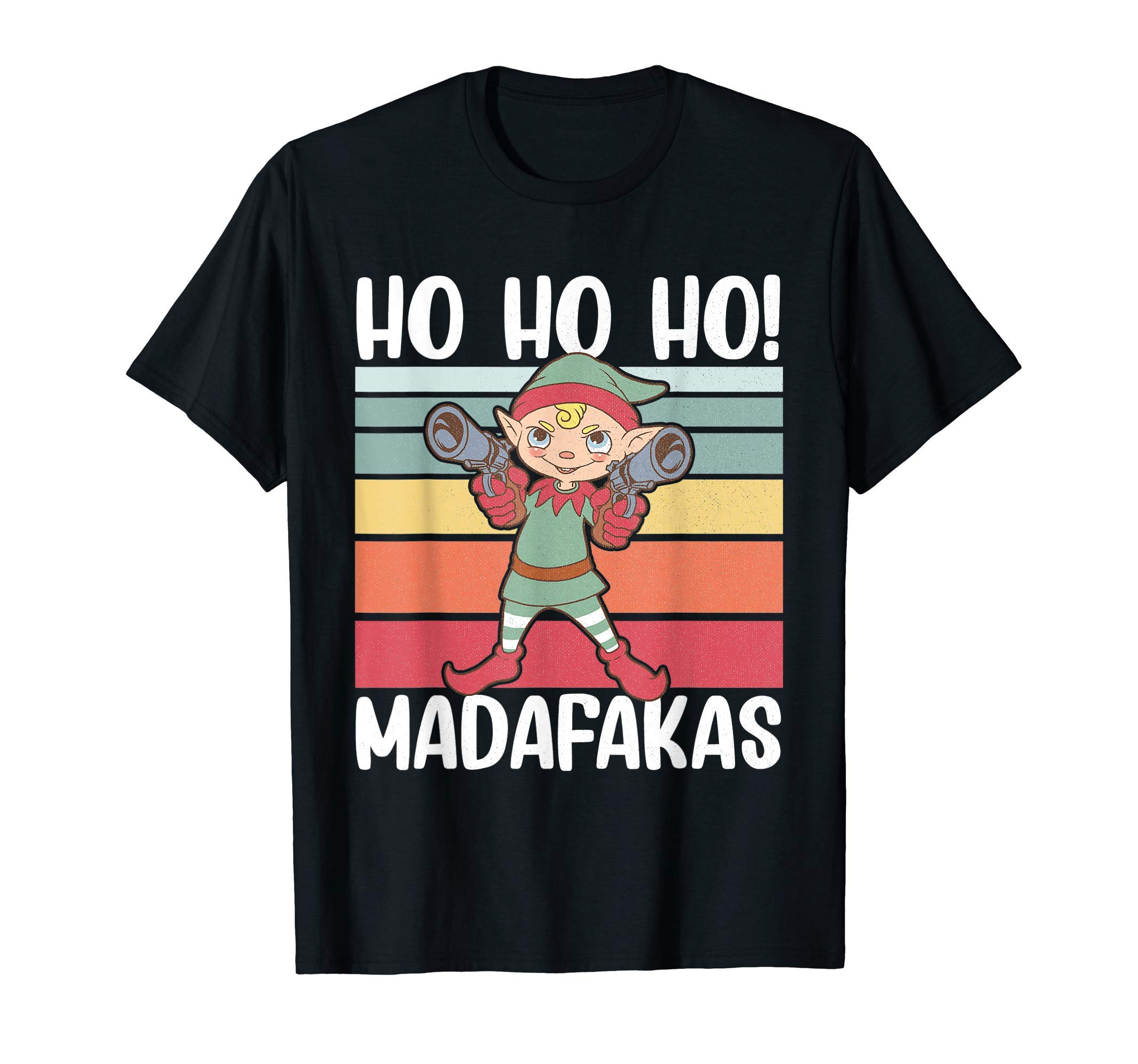 

Хо Хо Хо Мадафакас Рождественская футболка с лосем в подарок