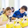 Back To School  Pencil Handheld Rope Paper Bag Campus Party Gift Bag