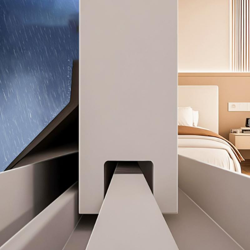 TPE Window Water Blocking Bar Balcony Self Adhesive Waterproof Sealing Strip Home Window Edge Water Deflector Flashing Board