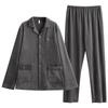 Island Fleece Pajamas Men'S Autumn And Winter Thin Fleece Warm Coral Fleece Loungewear Spring And Autumn Men'S Fleece Thickened Suit