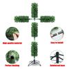 A Cross-shaped Christmas Tree With Lights, Pre-lit, Elongated, Pencil-shaped Artificial Tree, Complete With A Scarf And Christ Crown, Suitable For