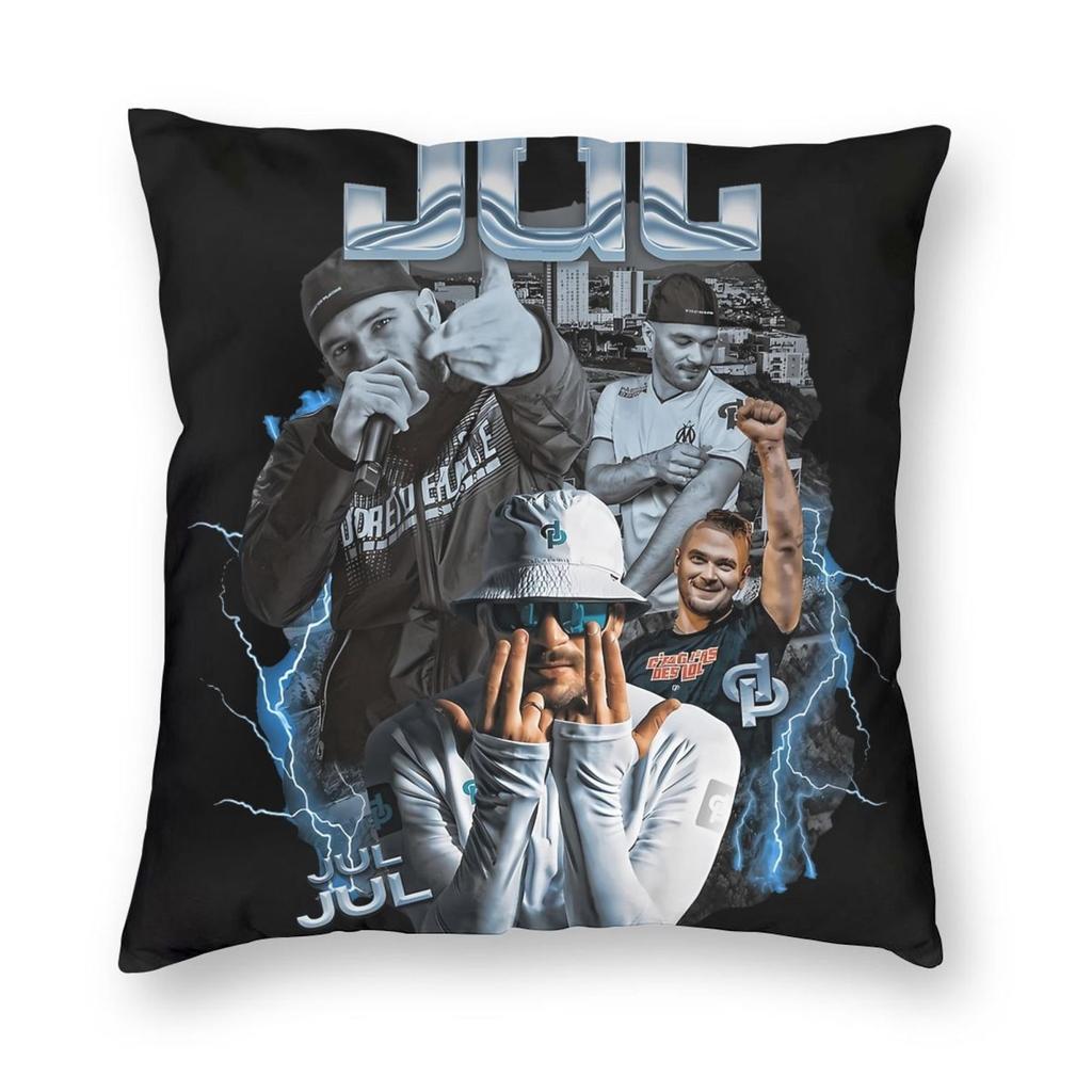 Jul Poster France Rapper Pillowcase Doublesided Printing Cushion Cover Decoration Throw Pillow Case Cover Sofa Square Cm