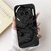 Fashion Painting Phone Case For Nothing Phone (2a) Plus Black Silicone Soft Cover For Nothing Phone 2 Phone2a Cases Bumpers