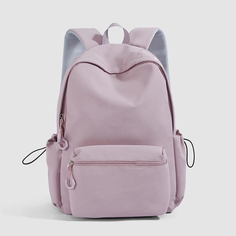 New schoolbag for women, INS style campus minimalist lightweight backpack, Korean style versatile forest-style middle and high school backpack