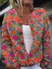 2026 Foreign Trade New 3D Digital Printing Cardigan Knitted Jacket Women's Clothing Early Spring and Autumn Factory Wholesale