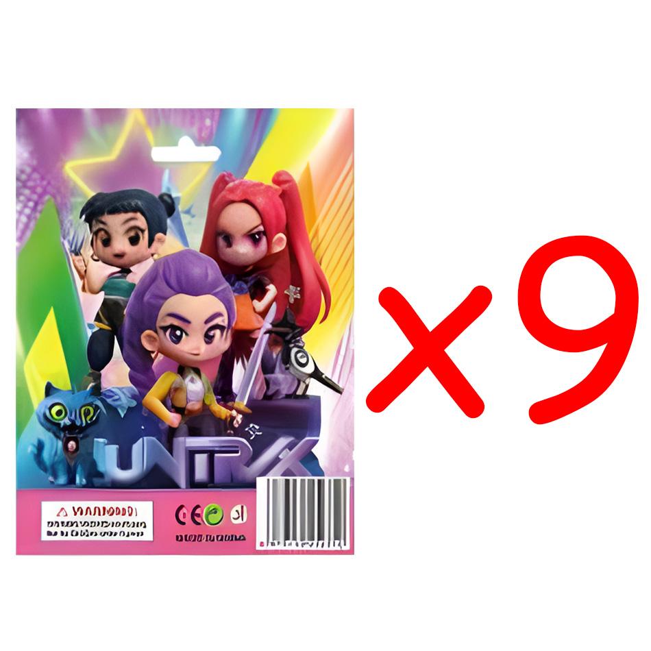 24 Stück Überraschungsbox Anime Kpop Dämonenjäger Figur Spielzeug Sammelmodell für Fans Desktop Dekoration Animierte Zeichnungen Gaming