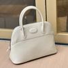 Nuova Borsa da Donna con Guscio in Pelle di Vacchetta a Strato Superiore, Borsa a Mano da Donna, Borsa a Tracolla, Vera Pelle