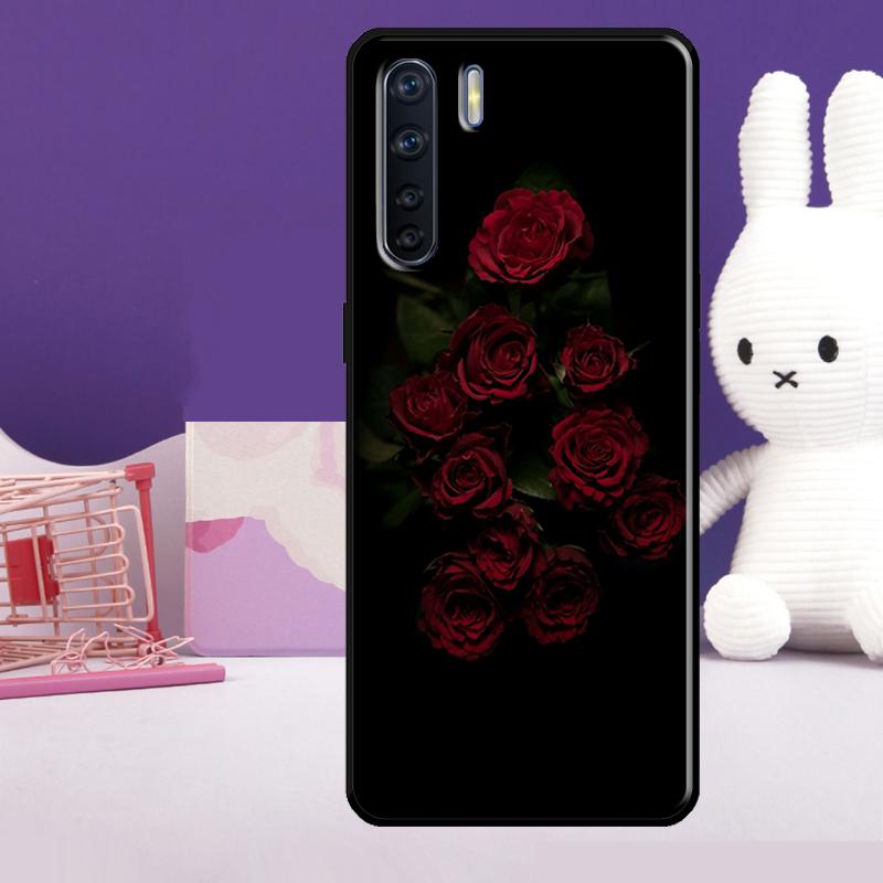 

Flower Red Rose Case For Oppo A5 Pro A15 A17 A57 A77 A18 A38 A58 A78 A98 A94 A74 A54 A40 A60 A80 A16 A76 A96 OPPO A54 5G