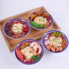 1:1 Lanzhou Lamian Fake Noodles Model - Big Bowl Beef & Seafood Display Prop