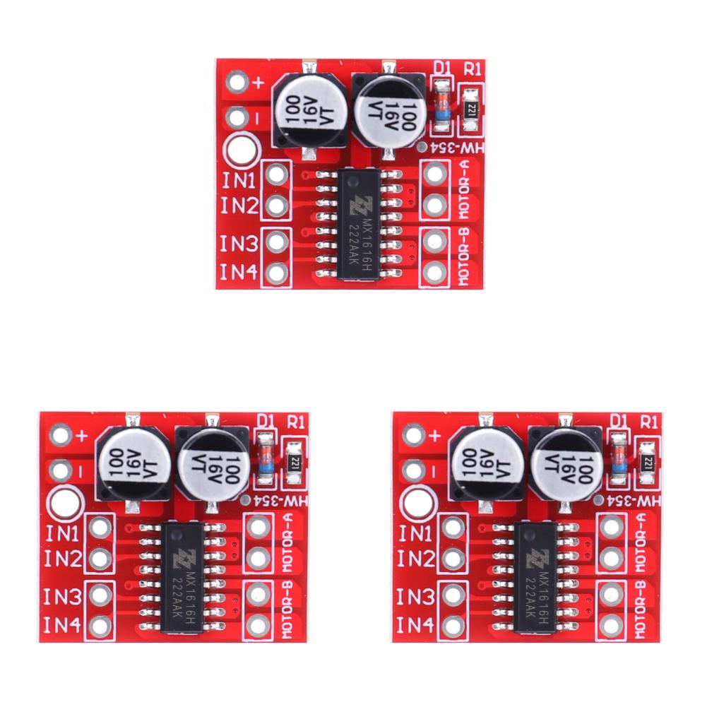 

L298N DC-Motorantriebs-Controller Modul, PWM-Geschwindigkeit, Mini 2,5 A, elektr