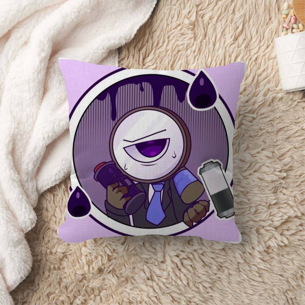 Hot Horror Game Dandys World Pillow Gift Home Office Decoration Bedroom Sofa Car Cushion Cover Case X