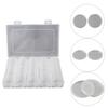 100pcs Coin Box 27mm Capsules Case Clear Collectible Collection Container Display Organizer Storage Accessories