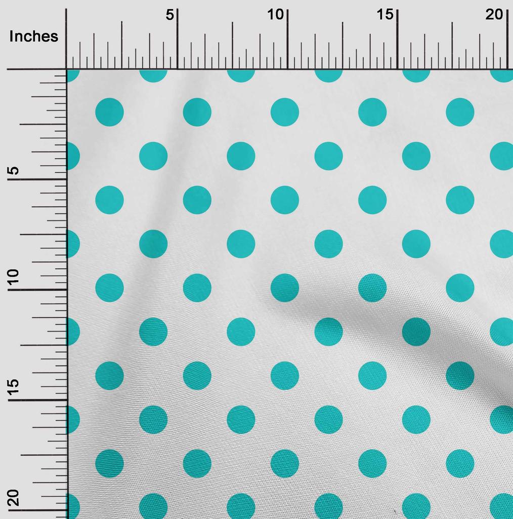 oneOone Cotton Flex Chocolate Brown Fabric Polka Dots Dots Sewing Fabric By The Yard Printed Diy Clothing Sewing Supplies 40 Inch
