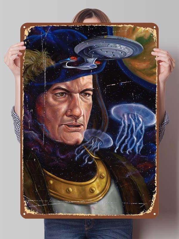 Klassische Filmplakate Star Treks Metallschilder Schlafzimmerdekoration Wohnzimmerdekor Männer Benutzerdefinierte Blechschilder für Wandkunst Dekoration