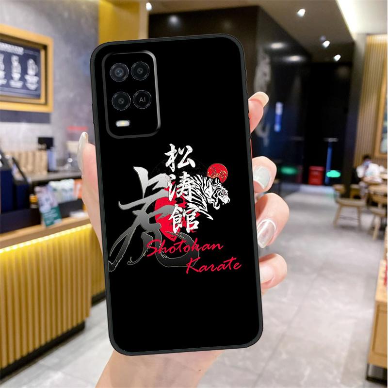 Shotokan Karate Symbol Case For Oppo A96 A76 A16 A17 A18 A60 A80 A40 A38 A58 A78 A98 A94 A74 A54 A15 A57 A77 A5 Pro
