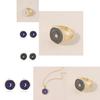 Unique Alloy Heart Star Moon Earrings Necklace Set In Multiple Colors