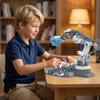 STEM Hydraulic Robotic Arm Educational Toy Science Experiment Kit Mechanical Arm Model for Children Learning Engineering and Technology