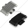 Black&Silver Universal 6 Rows Motorcycle Oil Cooler High Quality Engines Oil Radiator 190MM Motorcycle and Car Accessories