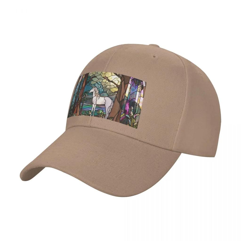 Stained Glass Unicorn Baseball Cap Winter Hats for Men Hat Beach Beach Hat Women's Golf Wear Men's