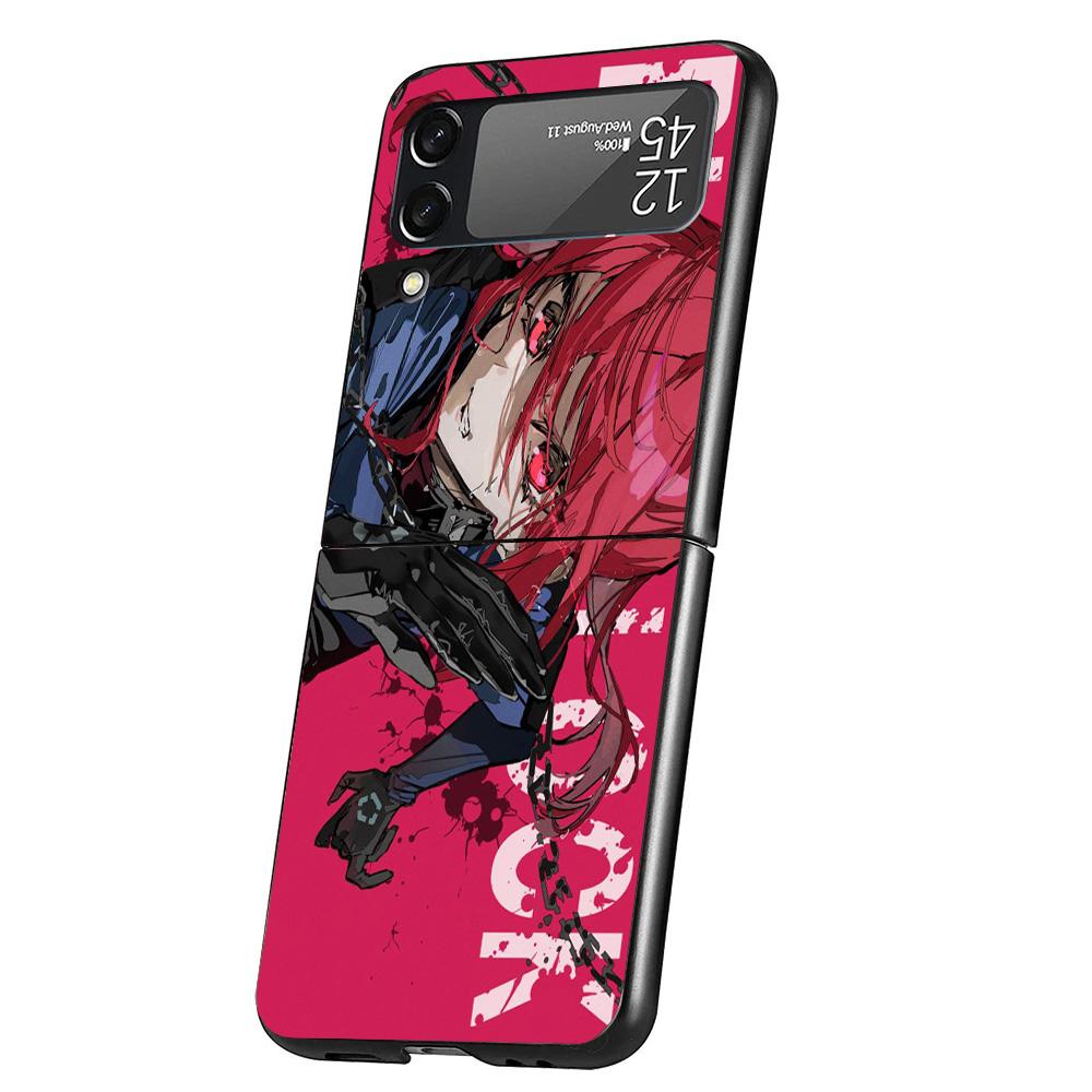 Blue Lock Chigiri Hyoma Cover Phone Case For Samsung Galaxy Z Flip 7 6 5 4 3 5G Flip7 Flip6 Flip5 Flip4 Flip3 Black Fundas Shell