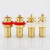 10Pcs RCA Female Socket CMC Connector Chassis Panel Mount Adapter Audio Amplifier Terminal Plug AV Speaker Plug DIY Wire Jack