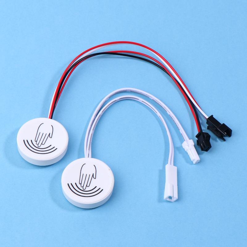 Comutator cu senzor tactil de partiție cu 2 pini, variator, controler cu mișcare a mâinii prin panou, lemn, piatră, sticlă 3.7V-24V