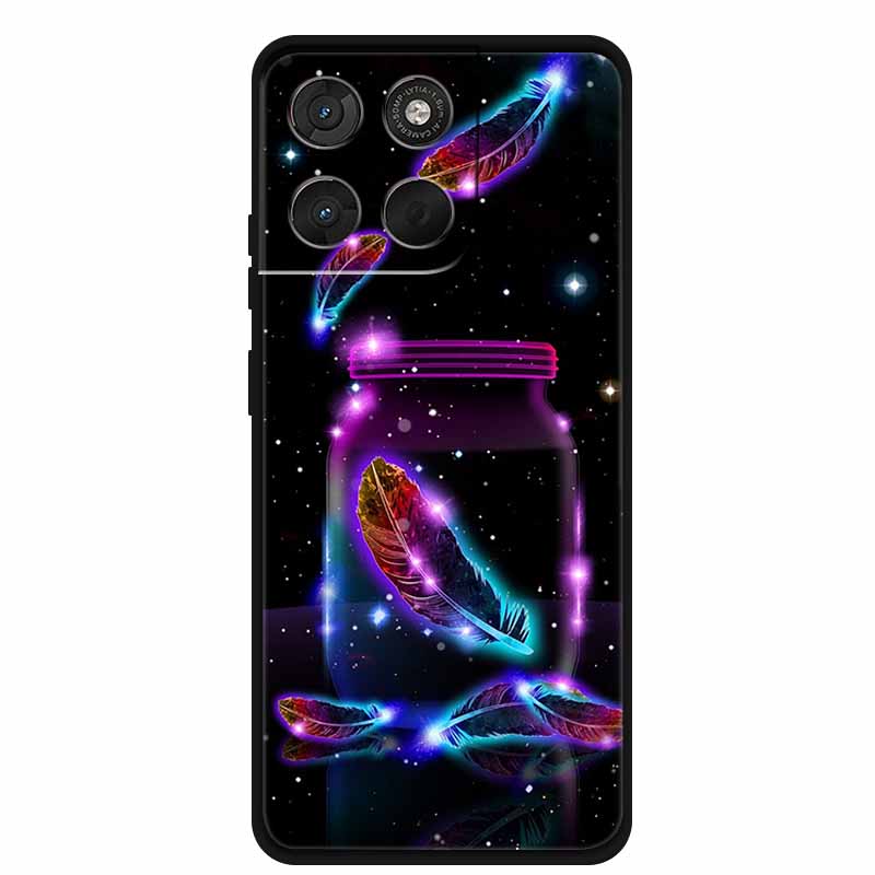 For Moto G67 G77 Case Cute Cat Luxury Soft Silicone Back Cover Phone Cases for Motorola Moto G77 5G MotoG67 Shockproof Fundas