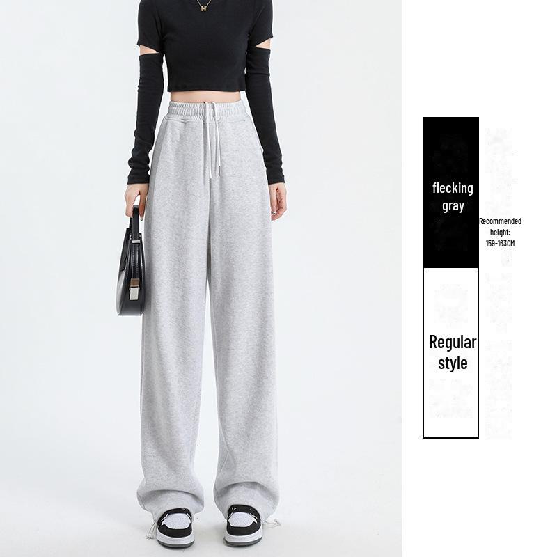 

Женские свободные синие спортивные брюки в американском стиле - Коллекция Весна и Осень XL