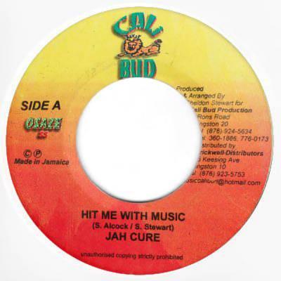 7inch Record JAH CURE - Hit Me With Music NONE Cali Bud 2005 Jamaica Reggae, Ska & Dub Used