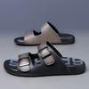 Fashion Genuine Leather Men Sandals Fashion Outdoor Casual Sport Sandals High Quality Business Sandals for Men Summer New Beach Slippers