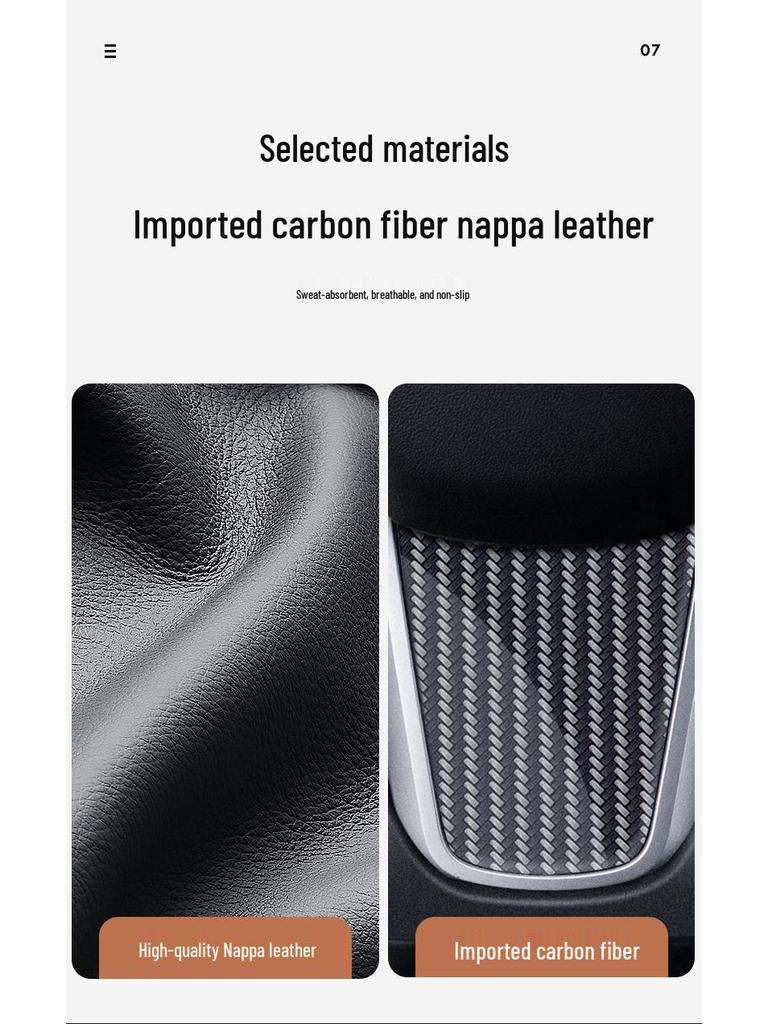 Model 3/Y Custom Alcantara Carbon Fiber Heated Tesla Yoke Steering Wheel